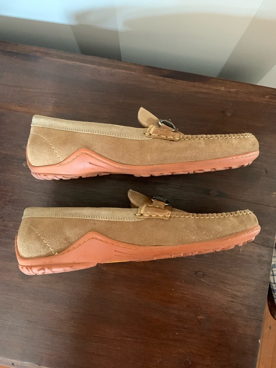 Martin Dingman Suede Bit Loafers in Light Brown Men’s 9M main image 5